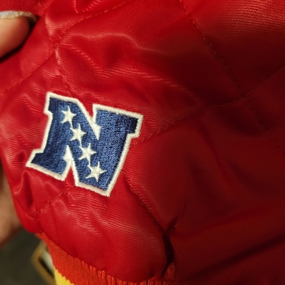 Vintage Inspired NFL San Fran 49ers Quilted Bomber XL Authrntjc NFL Merchandise - Picture 5 of 9